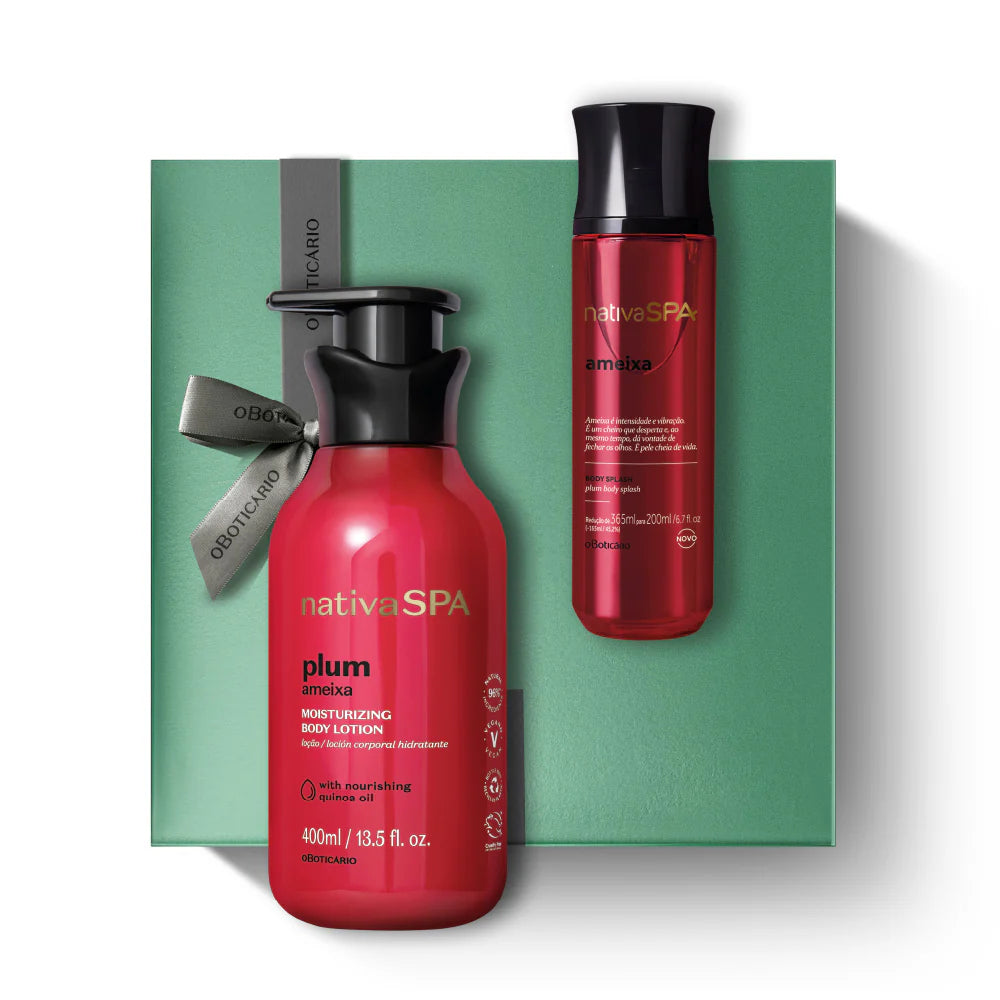 Kit de Natal Pele Perfumada Nativa SPA Ameixa II